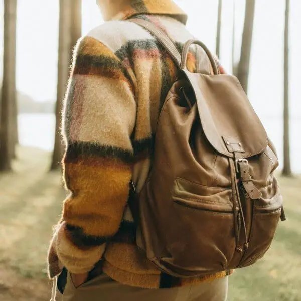 best leather backpack for travel
