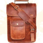 JAALD Small Leather Messenger Bag